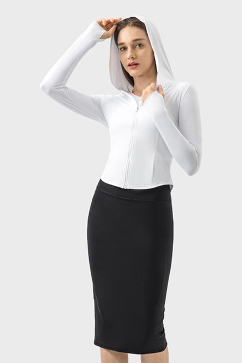 Trinelle | Funktionelle Trainingsjacke mit Kapuze