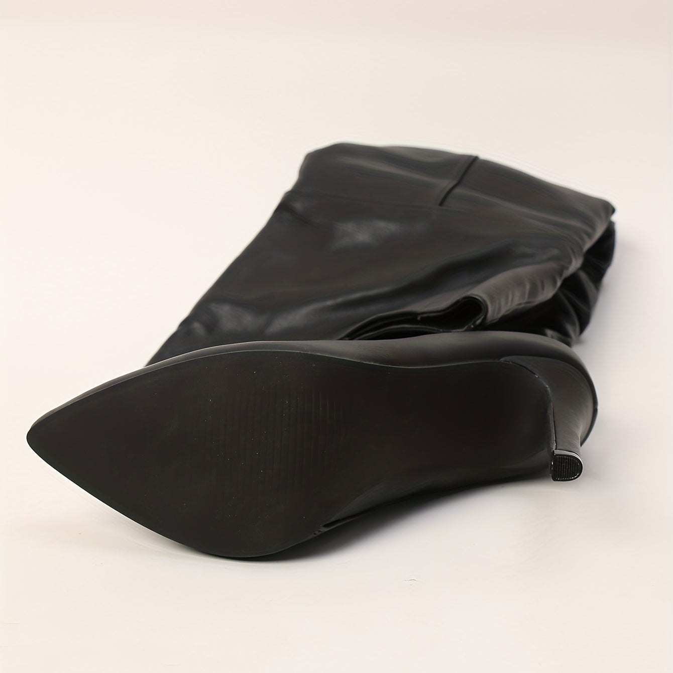 Overknee Stiefel Damen | Spitze Zehenform mit Seitlichem Reißverschluss