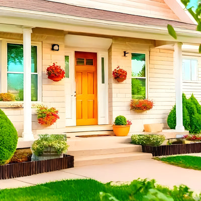 GroveScape - Dekorative Holz Außenbereich Gardeneinfassung Grenze