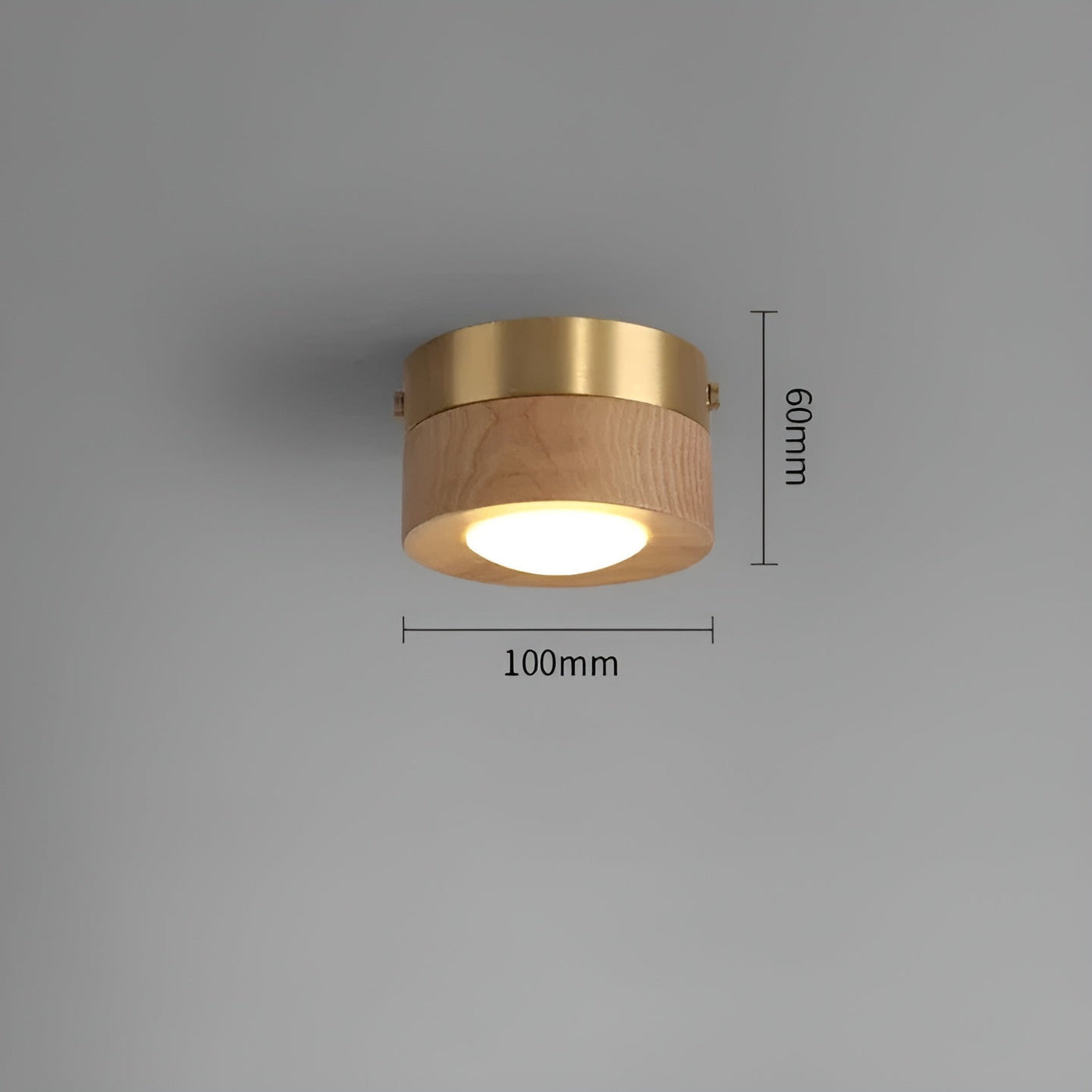 WoodCharm Light - Moderne Deckenleuchte für Flur