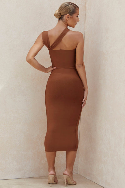 Midi Bandage Kleid mit Cut Outs für Frauen