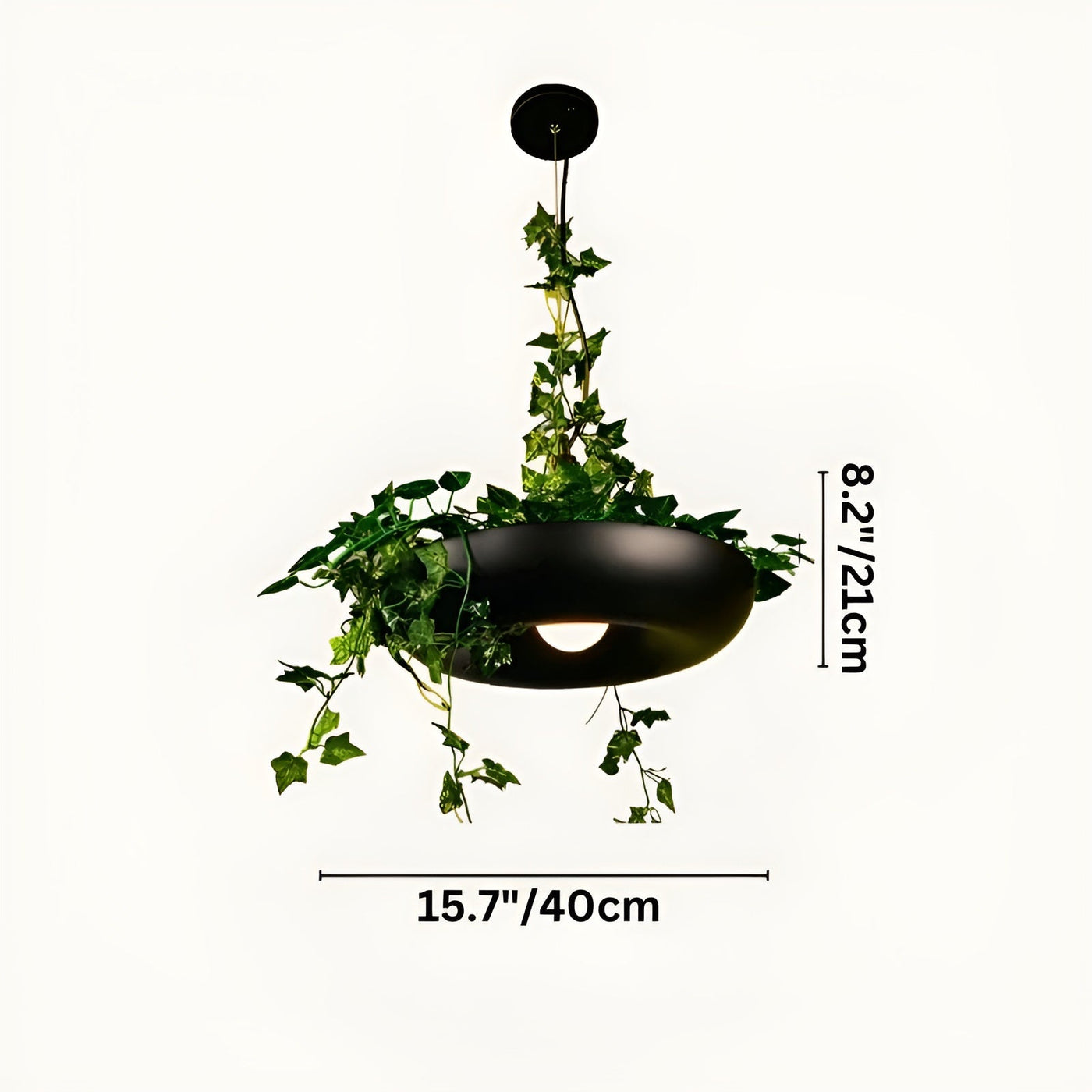 SkyGlow Light - Nordische Blumentopf-Hängelampe