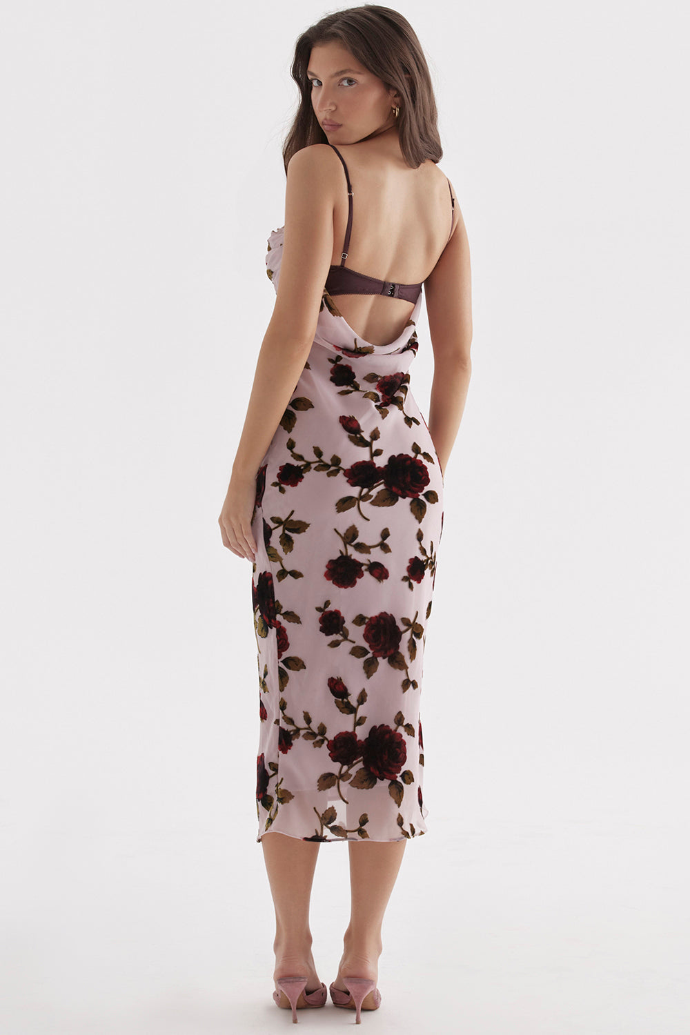 Midikleid mit zeitloser Anmut und elegantem Fall für Damen