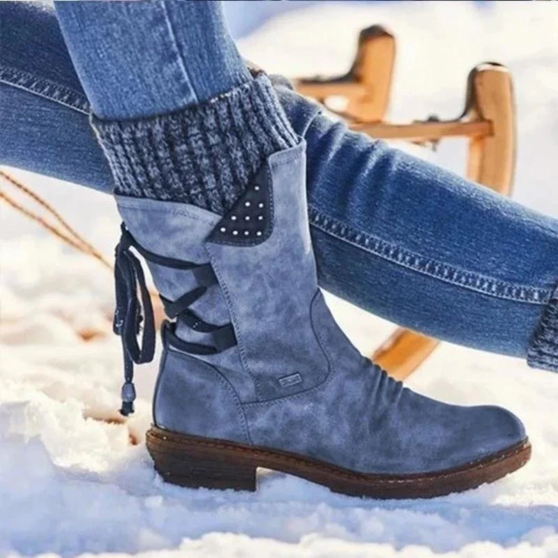 Damen-Winterstiefeletten | Schnürung
