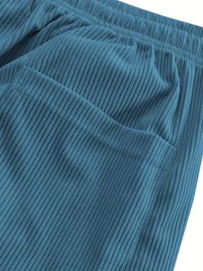 Asher - Gerade Geschnittene Hose Mit Kordelzug Der Taille