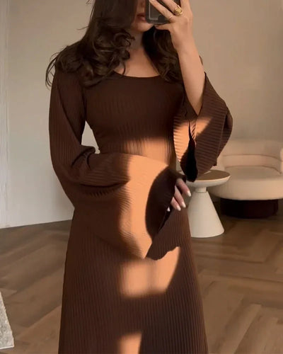 Langärmliges Hochzeitsgastkleid Für Damen | Maxi