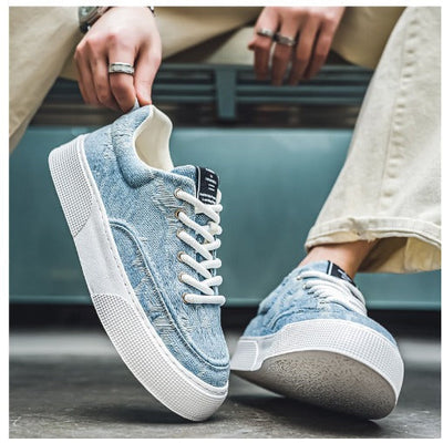 Britische Retro-Stil Herren Low Top Turnschuhe Kamel Farbe - Henry