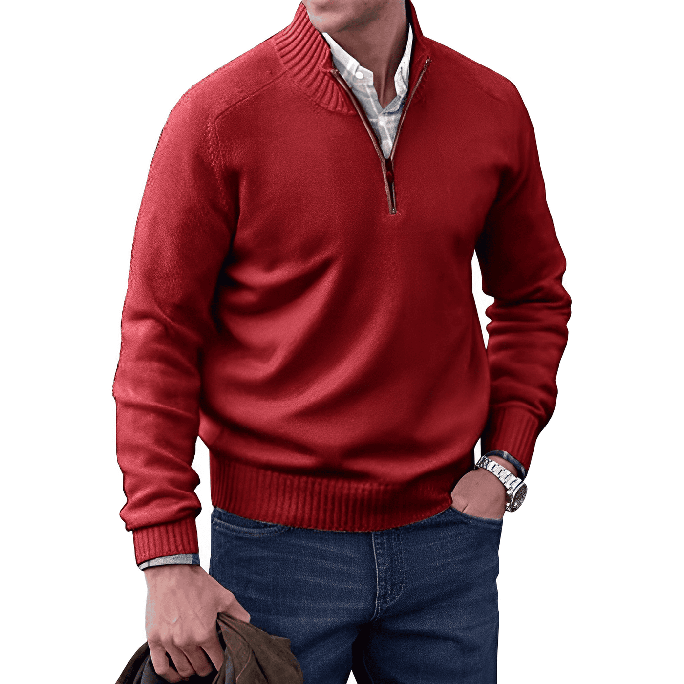 Mayfair™ | Der Elegante Zip-Pullover