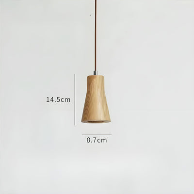 LuxeTrail Light - Skandinavische Hölzernes Pendelleuchte