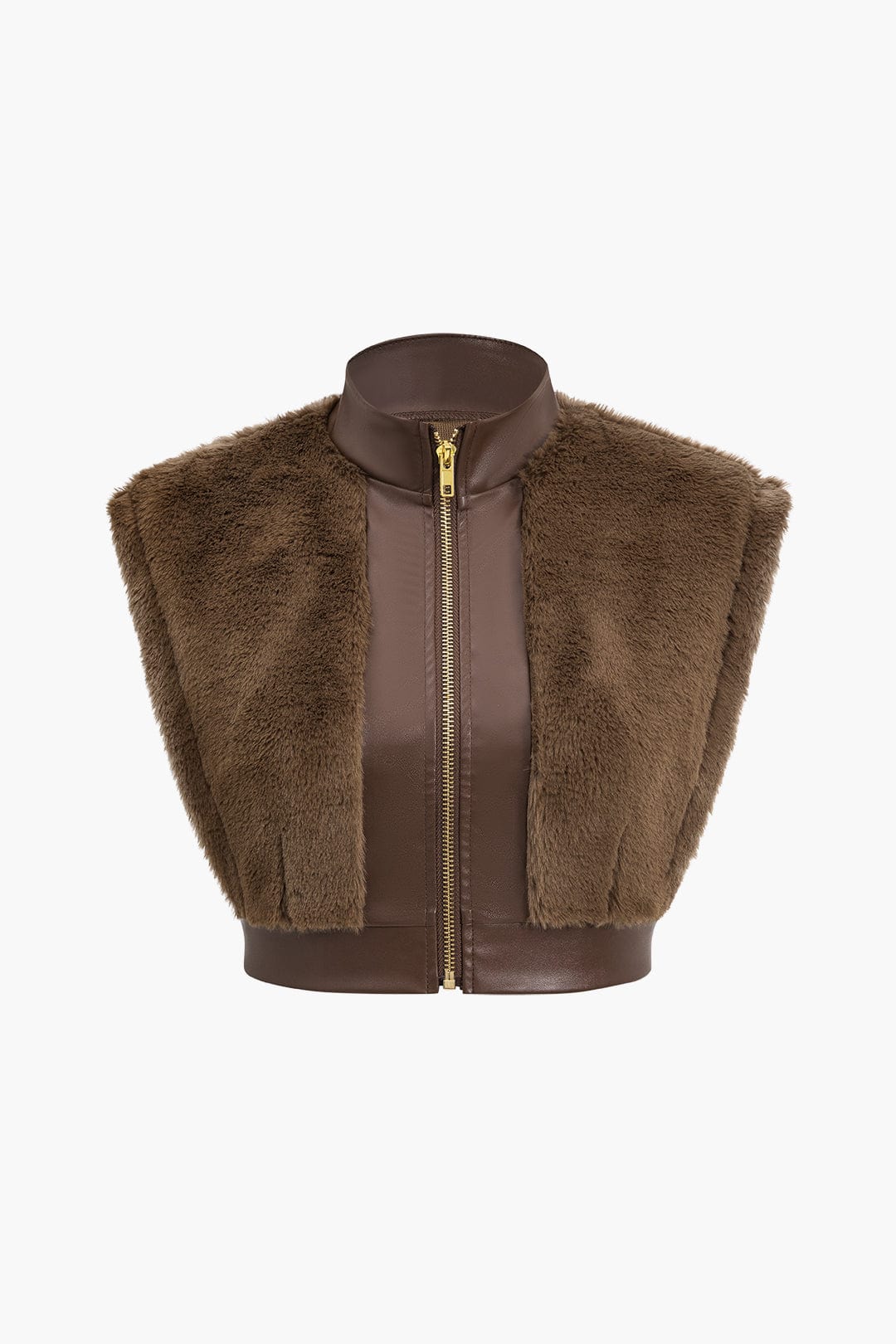 Antonia | Kunstleder-Set mit Kunstpelz-Details