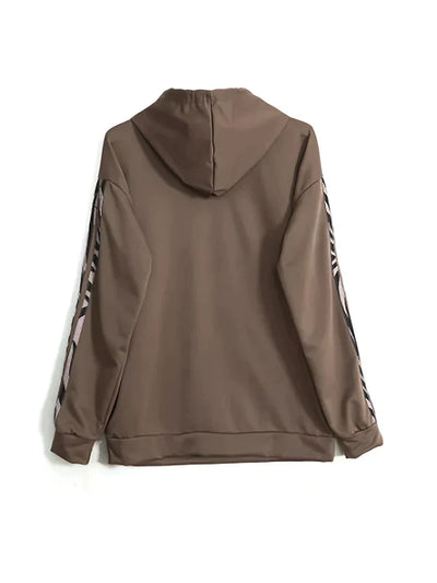 Kapuzenpulli und Hosen-Set für Frauen