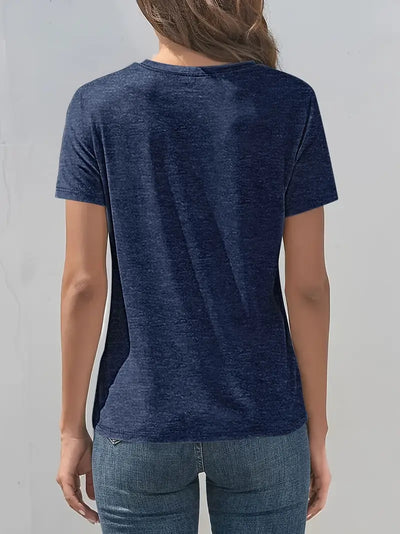 Vitaliya - Lässiges T-Hemd Mit Kurzen Ärmeln