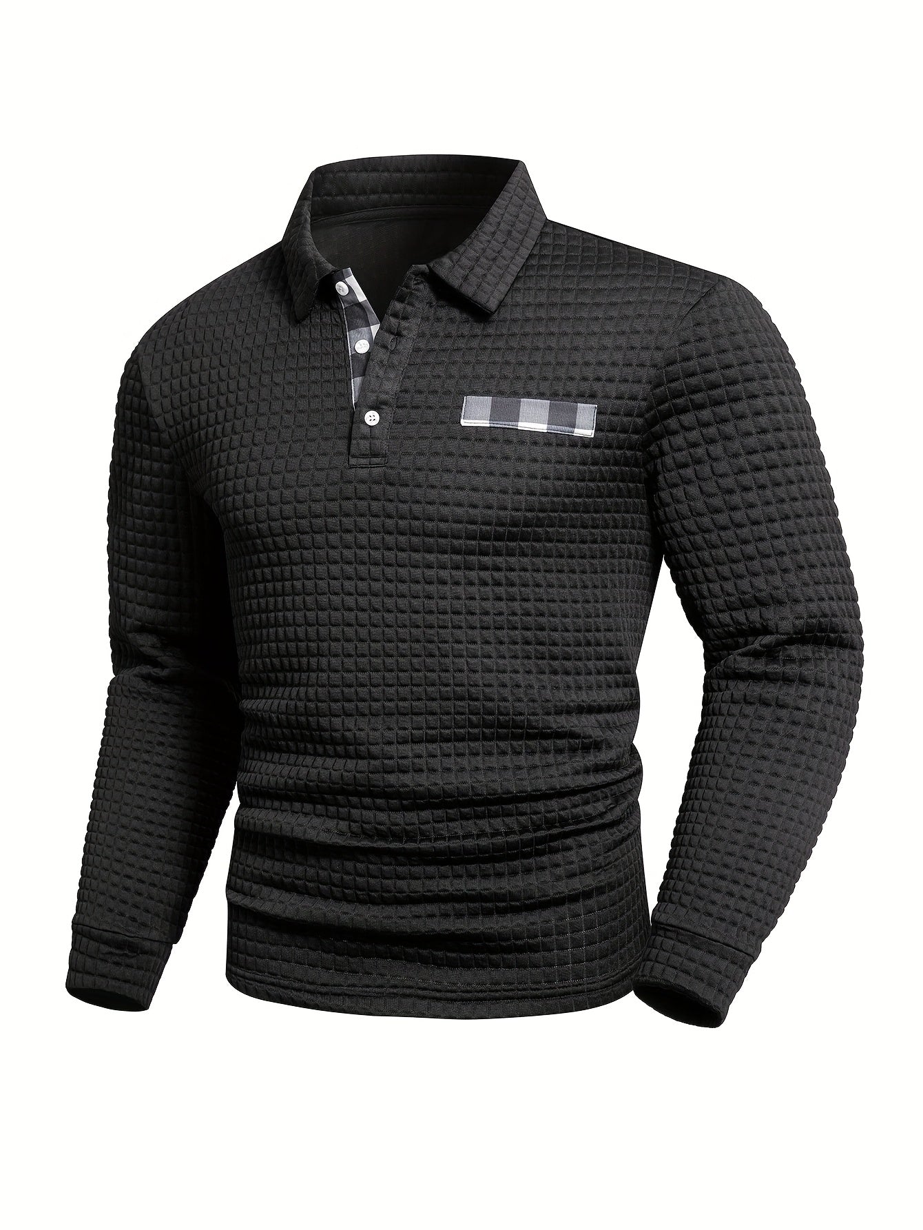 Jürgen – Lässiges Langarmhemd Mit Knöpfen