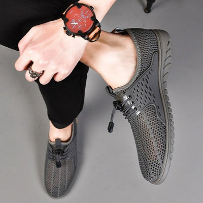 Atmungsaktive Mesh-Turnschuhe für Männer in leichtem Stil - Damien