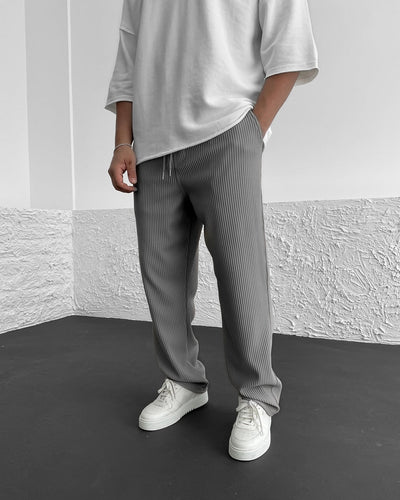 Bequeme gerippte Sommerhosen - Edwardo