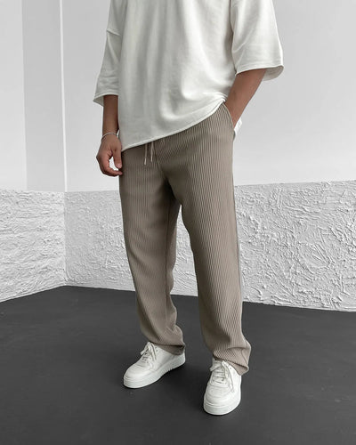 Bequeme gerippte Sommerhosen - Edwardo