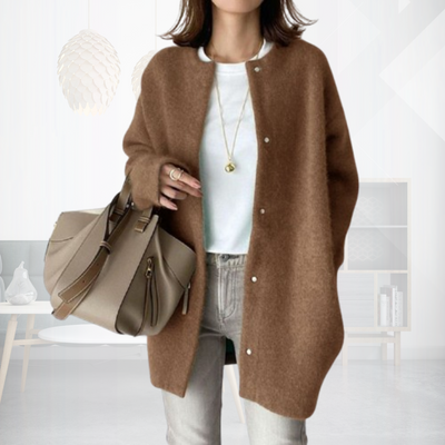 Ellen | Minimalistische Strickjacke mit luxuriösem Finish