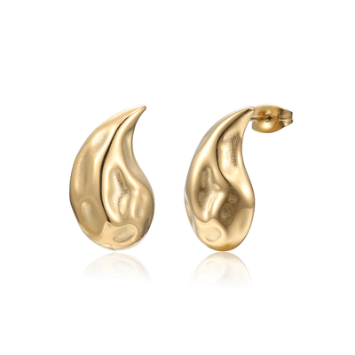 Sophisticated goldene Tropfenohrringe für Damen