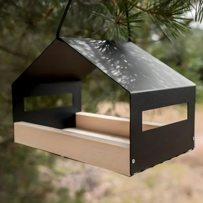 TweetWood Nest – Elegantes Hängendes Vogelhaus