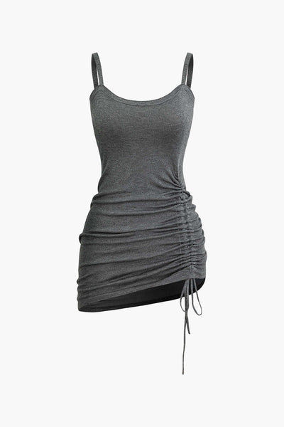 Anastasia | Zweiteiler-Set mit Cutout-Pullover & gerafftem Kleid