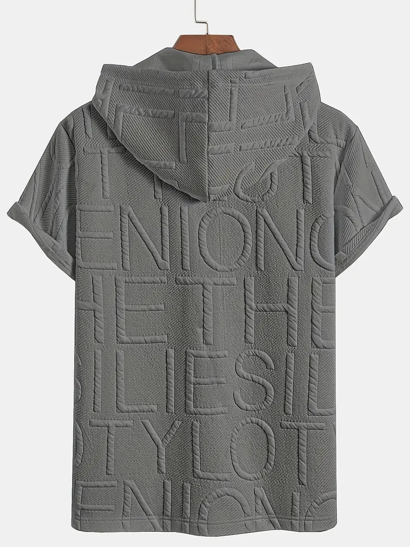 Henryk – Elegante Kurze Ärmel Kapuzen Mit Reißverschluss