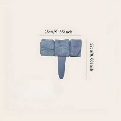 EcoEdge Zaun – Faltbarer Gartenzaun im Patchwork-Stil