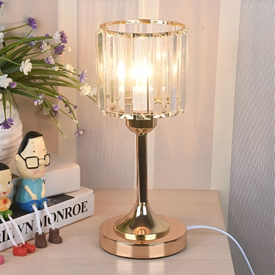 GlowGem Lamp - Nordische Kristall-LED-Tischlampe