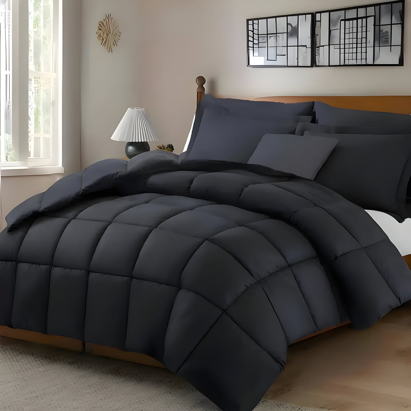 VelvaSleep Bettwäsche-Set - Umkehrbar Mikrofaser Tröster-Set