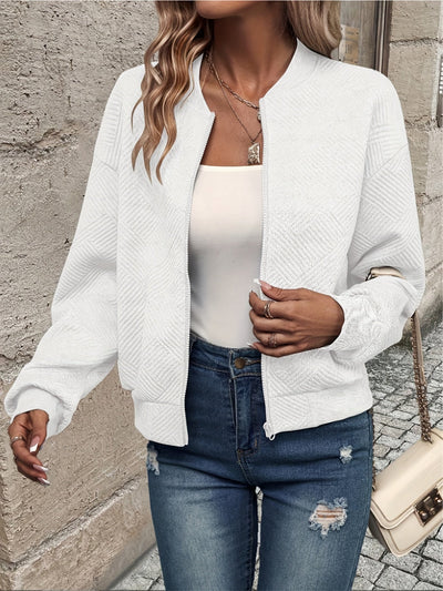 Jemma – Langärmelige Jacke Mit Reißverschluss