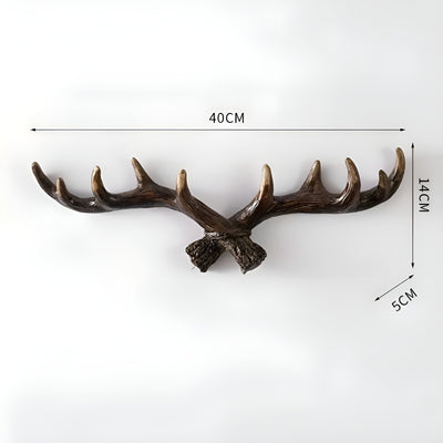 AntlerCharm Hook - Retro Geweih Wandhaken für Mäntel