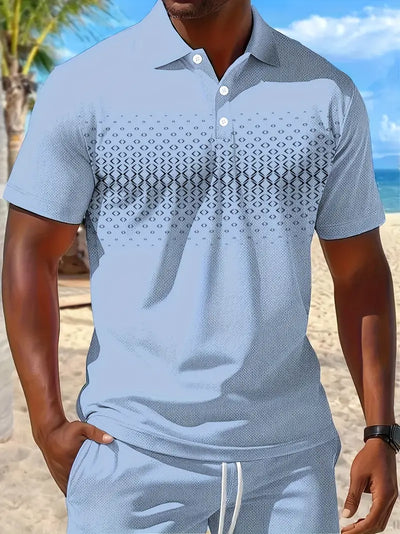 Zackary – Sommer Liches kurzärmliges Zweiteiler Set