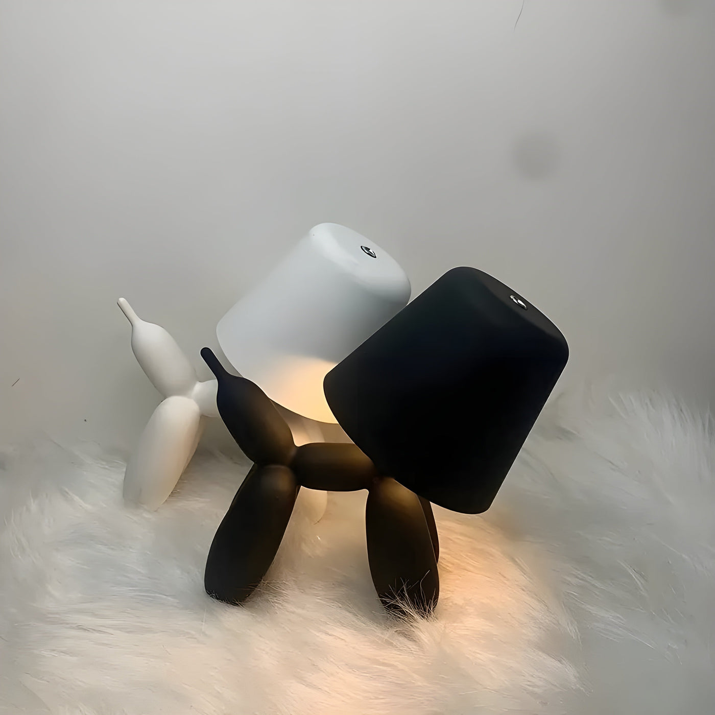 BrightPaws Lampe – USB-Aufladung Ballonhund Touch LED Tischlampe