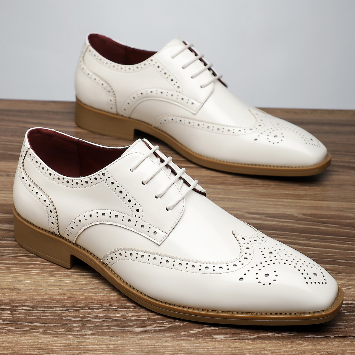 Matthias®️ - Brogue-Schuhe aus Leder