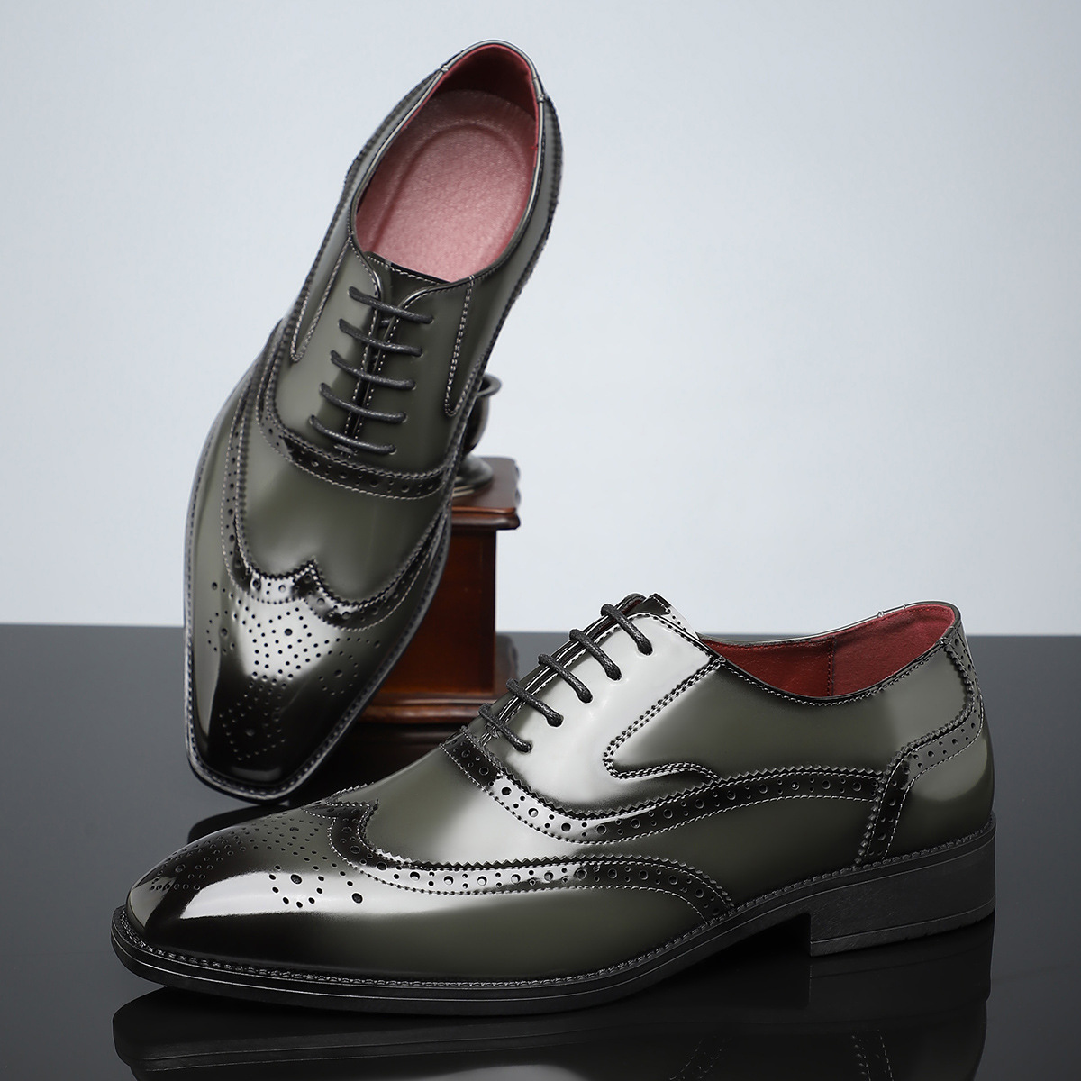 Matthias®️ - Brogue-Schuhe aus Leder