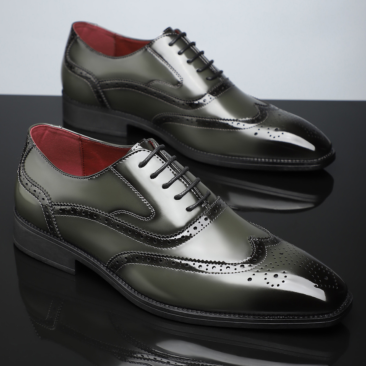Matthias®️ - Brogue-Schuhe aus Leder