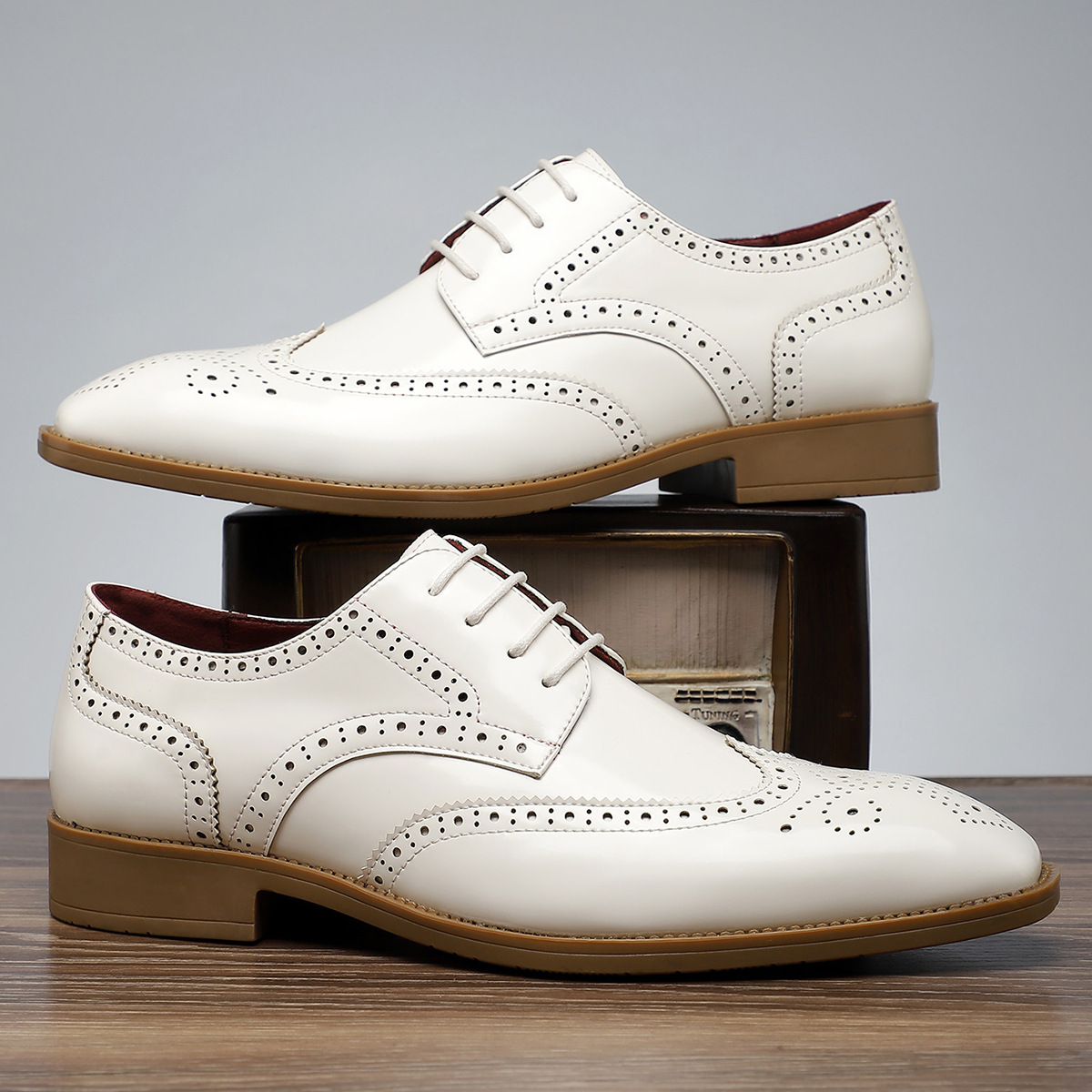 Matthias®️ - Brogue-Schuhe aus Leder
