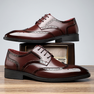 Matthias®️ - Brogue-Schuhe aus Leder