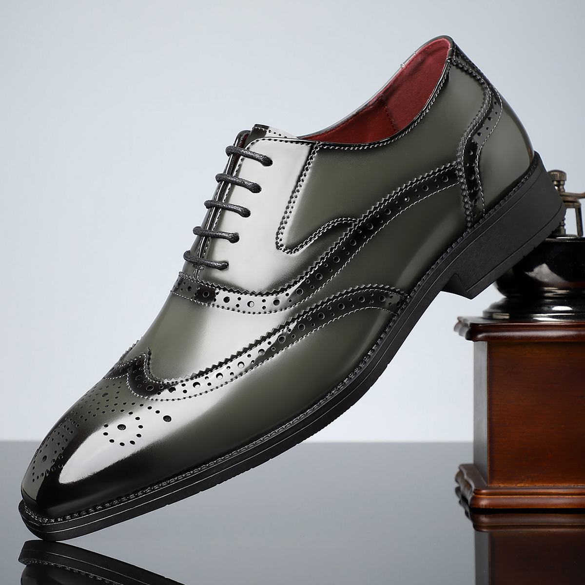 Matthias®️ - Brogue-Schuhe aus Leder