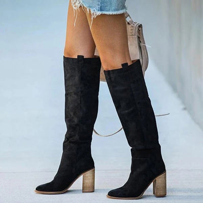 Julia | Trendige Damen-Stiefel mit Blockabsatz