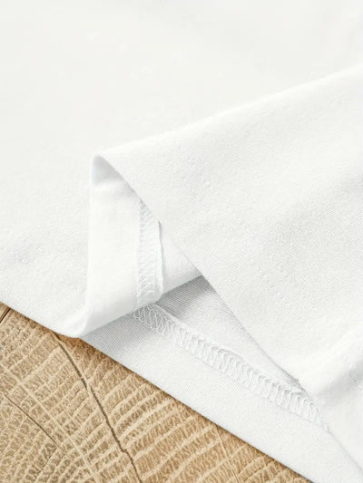 Weißes Damen T Shirt Mit Blumenmuster | Sommer