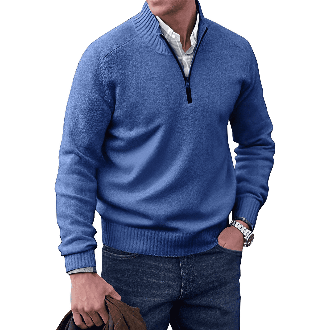 Mayfair™ | Der Elegante Zip-Pullover