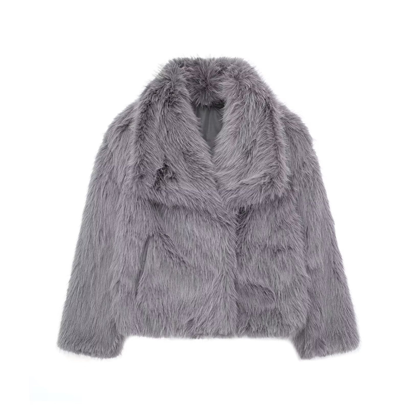 Mila | Luxuriöser Faux Fur Mantel für stilvolle Wintertage