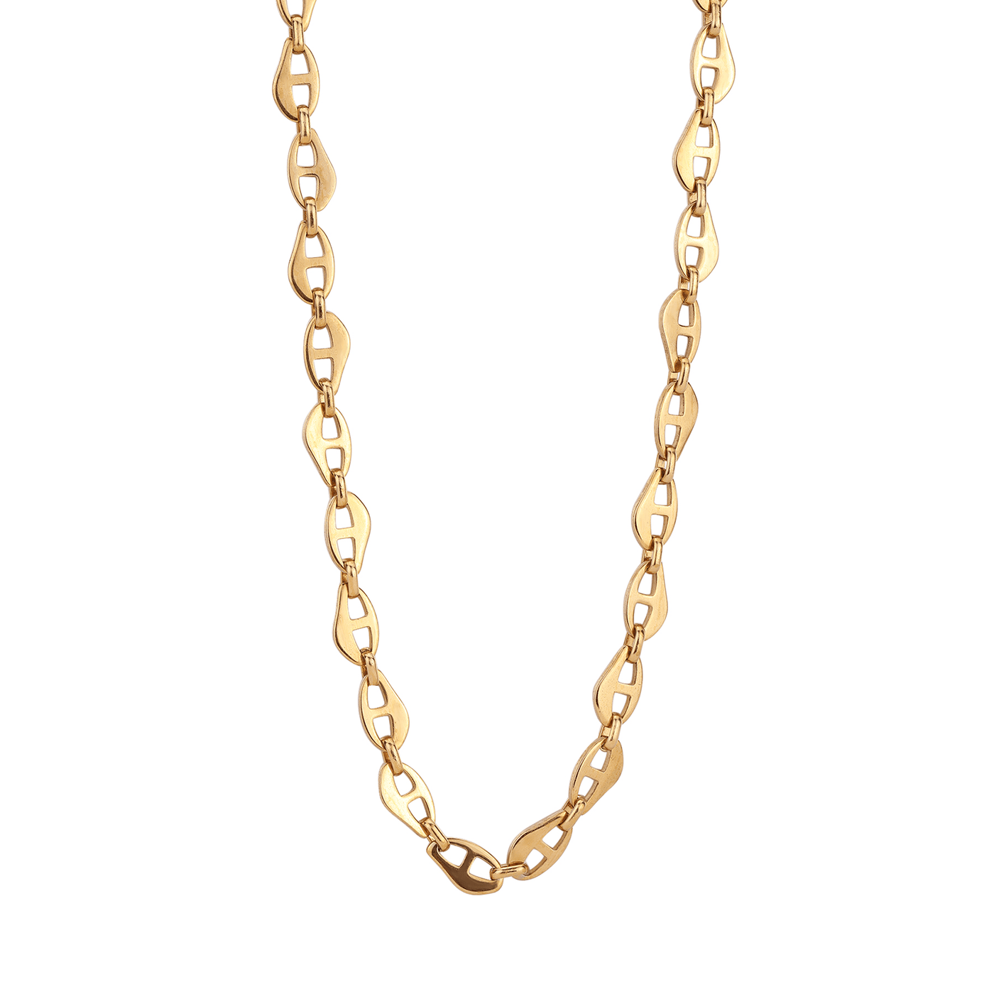 Moderne Goldene Halskette Für Frauen