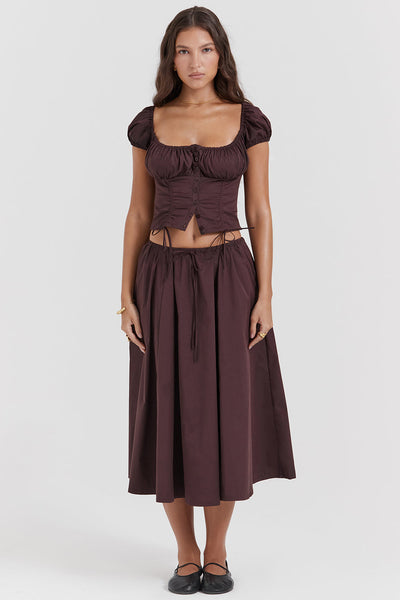 Zweiteiler Damen – Baumwolle – Boho Chic Stil – Sommer-Outfit