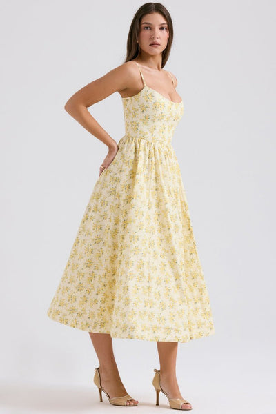 Brandt & Belle | Chic Korsett Midi Kleid