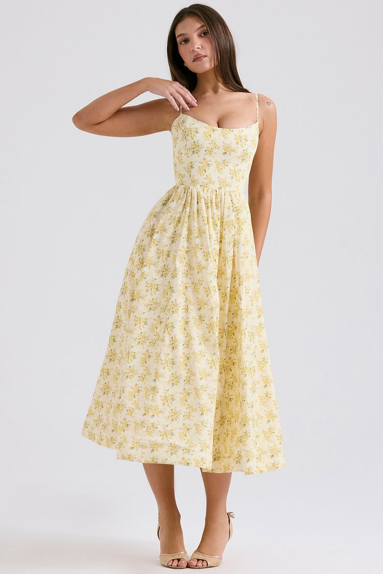 Brandt & Belle | Chic Korsett Midi Kleid