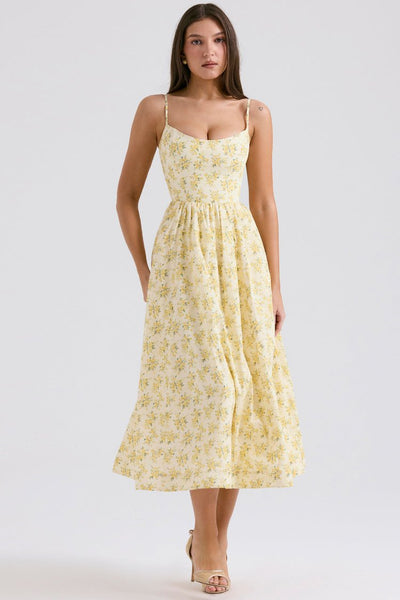 Brandt & Belle | Chic Korsett Midi Kleid