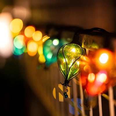 FeierFlare - Mehrfarbige Hängende Lichterkette
