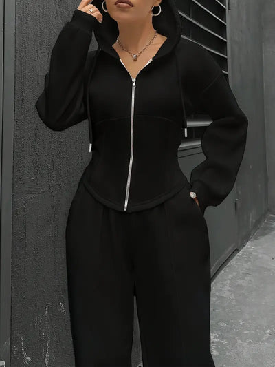 Nanci - Lässiges Zweiteiliges Set Mit Langen Ärmeln