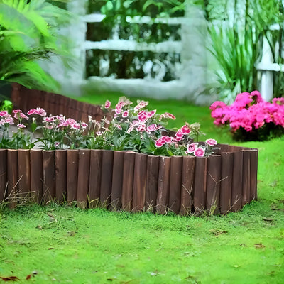 GroveScape - Dekorative Holz Außenbereich Gardeneinfassung Grenze